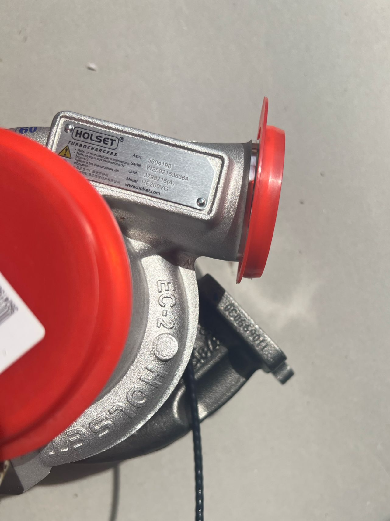 Nowa Turbosprężarka HE200VG DAF LF EURO 6 POLIFT PX-5